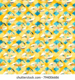 Abstract color seamless pattern for new background.
