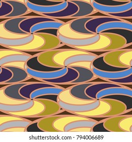 Abstract color seamless pattern for new background.