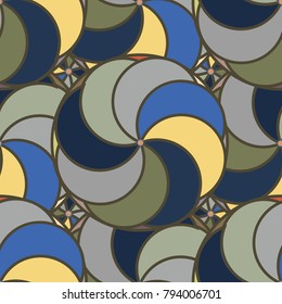 Abstract color seamless pattern for new background.