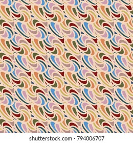 Abstract color seamless pattern for new background.