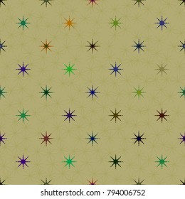 Abstract color seamless pattern for new background.