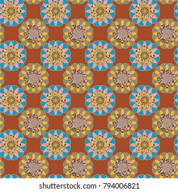 Abstract color seamless pattern for new background.