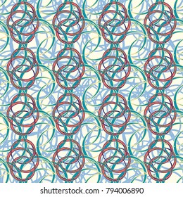 Abstract color seamless pattern for new background.