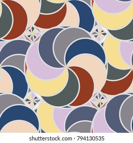 Abstract color seamless pattern for new background.