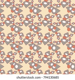 Abstract color seamless pattern for new background.