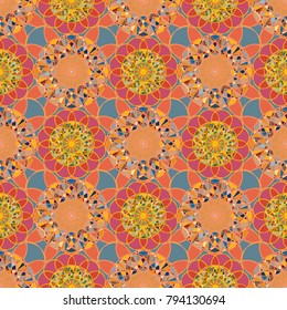 Abstract color seamless pattern for new background.