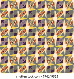 Abstract color seamless pattern for new background.