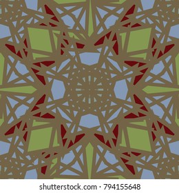 Abstract color seamless pattern for new background.