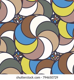 Abstract color seamless pattern for new background.