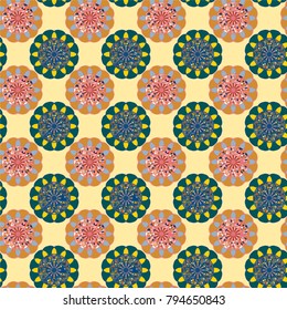 Abstract color seamless pattern for new background.