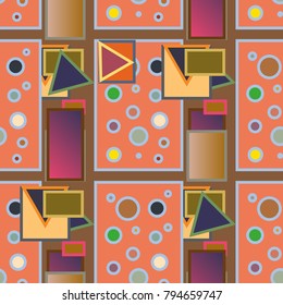 Abstract color seamless pattern for new background.