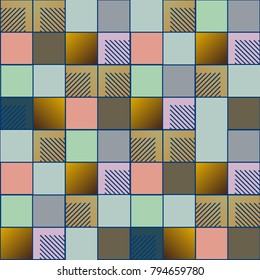 Abstract color seamless pattern for new background.