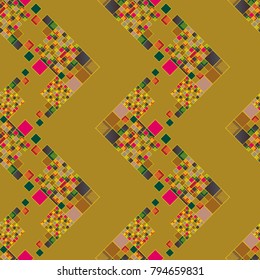 Abstract color seamless pattern for new background.