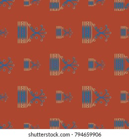 Abstract color seamless pattern for new background.