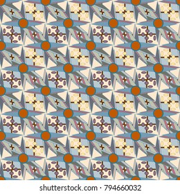 Abstract color seamless pattern for new background.