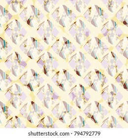 Abstract color seamless pattern for new background.