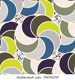 Abstract color seamless pattern for new background.