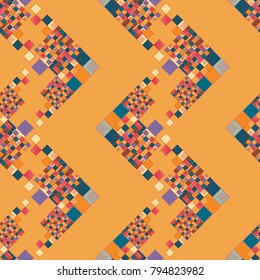 Abstract color seamless pattern for new background.