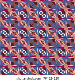 Abstract color seamless pattern for new background.