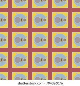 Abstract color seamless pattern for new background.
