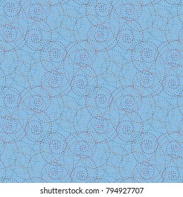 Abstract color seamless pattern for new background.