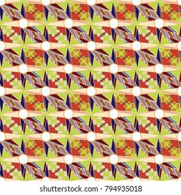 Abstract color seamless pattern for new background.