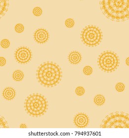 Abstract color seamless pattern for new background.