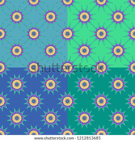 Abstract color seamless pattern for new background.
