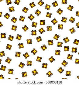 Abstract color seamless patterns in Memphis style. Styling fashion trends 80-90s. Mosaic texture for design websites, fabrics, packaging, wallpaper, interiors and furniture. Vector illustration.