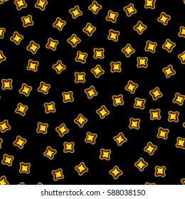 Abstract color seamless patterns in Memphis style. Styling fashion trends 80-90s. Mosaic texture for design websites, fabrics, packaging, wallpaper, interiors and furniture. Vector illustration.
