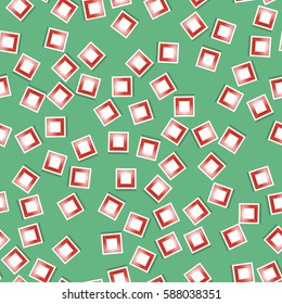 Abstract color seamless patterns in Memphis style. Styling fashion trends 80-90s. Mosaic texture for design websites, fabrics, packaging, wallpaper, interiors and furniture. Vector illustration.