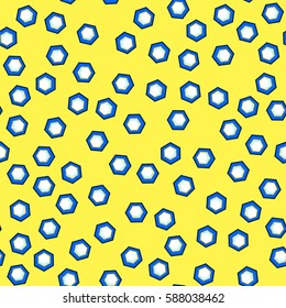 Abstract color seamless patterns in Memphis style. Styling fashion trends 80-90s. Mosaic texture for design websites, fabrics, packaging, wallpaper, interiors and furniture. Vector illustration.