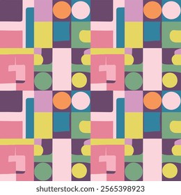 Abstract color or shap full background patterns 