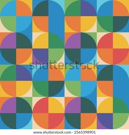 Abstract color or shap full background patterns 