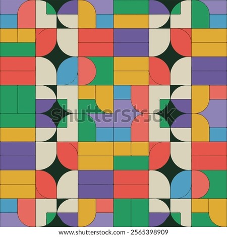 Abstract color or shap full background patterns 