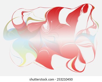Abstract color shape