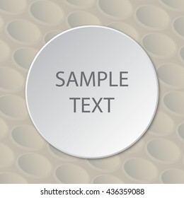  Abstract color shape background and space for text in center. Vector illustration