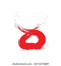 Abstract Color Shapes Brush Pattern