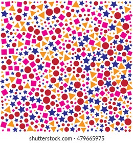 abstract color shapes design background, pattern