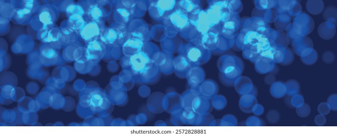 Abstract color shining bokeh isolated on transparent background. Lights and sparks glitter glowing effect. Lens flare Christmas or New Year holiday card.