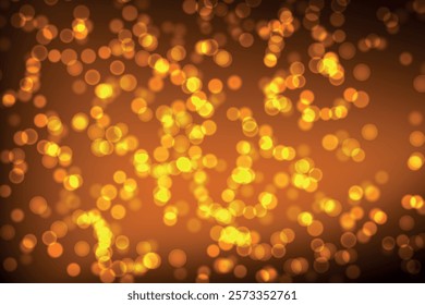 Abstract color shining bokeh isolated on transparent background. Lights and sparks glitter glowing effect. Lens flare Christmas or New Year holiday card.