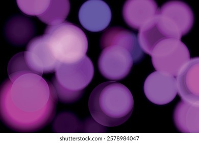 Abstract color shining bokeh isolated on transparent background. Lights and sparks glitter glowing effect. Lens flare Christmas or New Year holiday card.