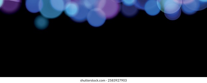 Abstract color shining bokeh isolated on transparent background. Lights and sparks glitter glowing effect. Lens flare Christmas or New Year holiday card.