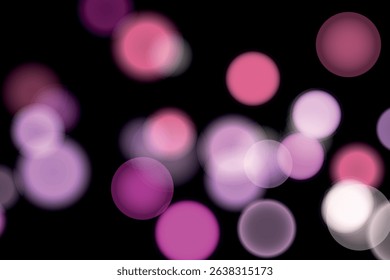 Abstract color shining bokeh isolated on transparent background. Lights and sparks glitter glowing effect. Lens flare Christmas or New Year holiday card.