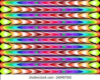 Abstract color spectrum background of geometric shapes distorted form