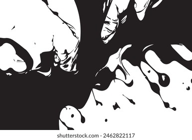 abstract color splash isolated on plain background