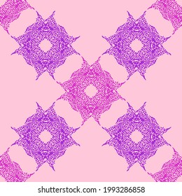 Abstract color splash, seamless pattern. Spray paint on a pink background.