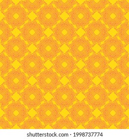 Abstract color splash, seamless pattern. Spray paint on a yellow background.