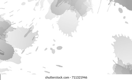 Abstract Color Splashes White and Gray Vector Backgrounds