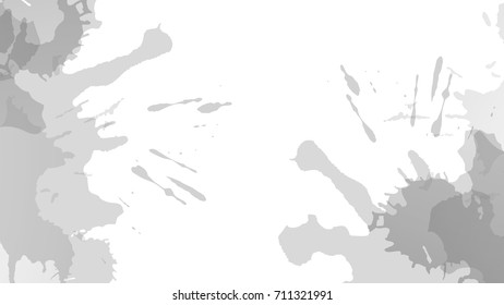 Abstract Color Splashes White and Gray Vector Backgrounds